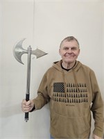 26" L Sharp With Handle Axe Sword See Pictures