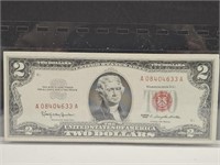 $2 Bill, Red Letter Edition, Series 1963