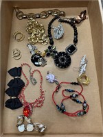 vibrant Mixed Costume Jewelry Collection 15+ Piece