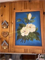 Magnolia painting on canvas