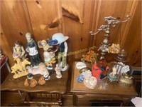 Group of ceramic figurines, miscellaneous