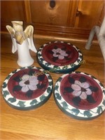 Deb petty pottery angel and stove eye covers