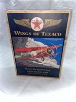 Wings of Texaco Waco straight wing airplane Ertl