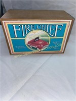 Fire chief die cast metal 1:3 scale pedal car