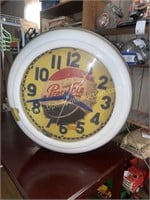 Rare Antique Pepsi electric neon clock 26” tall