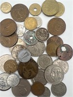 Unsearched foreign coins