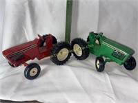 2 toy Ertl tractors