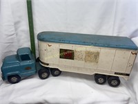 buddy L transport truck and trailer