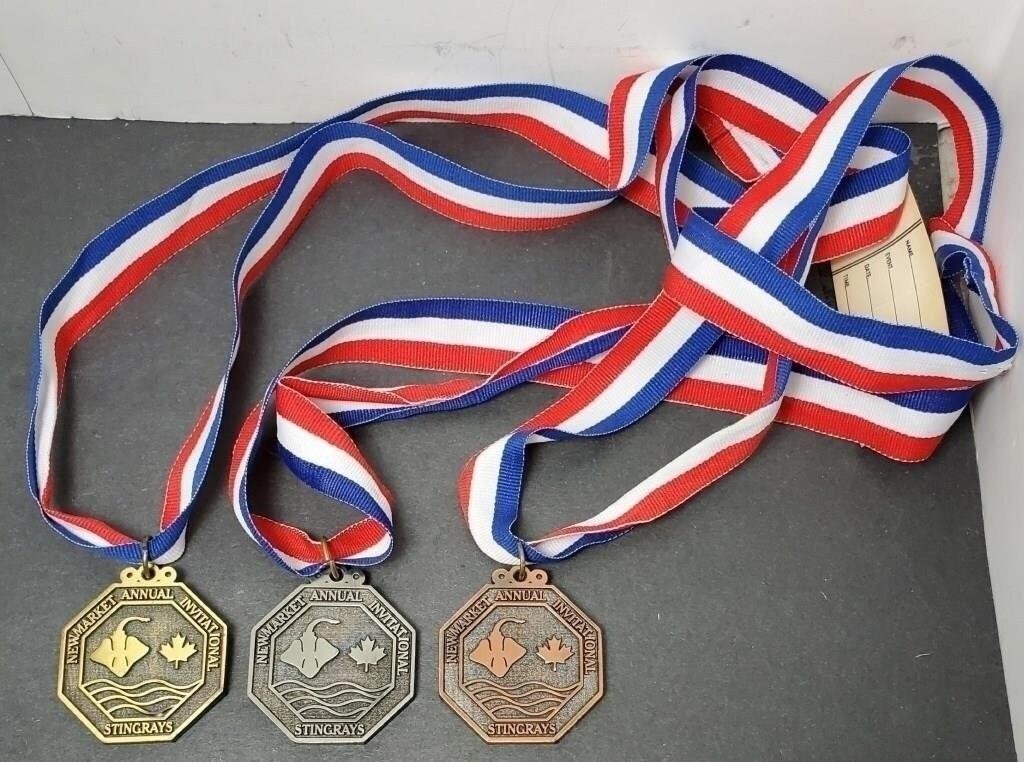 Medals Lot (Gold Silver Bronze) Swimming