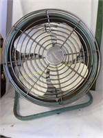 Vintage electric fan on stand