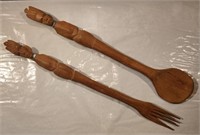 Spoon & Fork Decor - Wood Wall Hanging