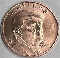 Donald Trump One Ounce .999 Copper Round!