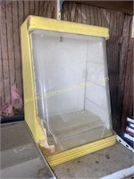 Old yellow cabinet top store display