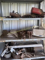 Group of tractor parts for Gibson tractors