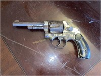 Unknown caliber antique S&W revolver
