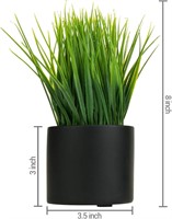 MyGift Tabletop Artificial Grass Plants Decorative