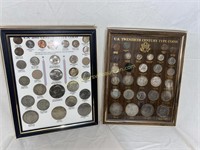 US 20th century Type coins Morgan, peace, walking