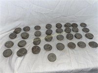 Various 1940’s date quarters $33 face value sold