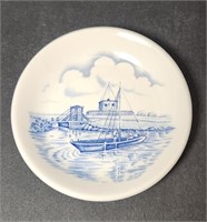 Ontarios Living Heritage Souvenir Plate Wood & S