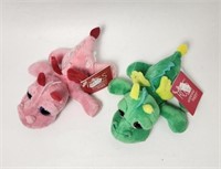 Dragon Teddy Bears (2x) RUSS  Lot H