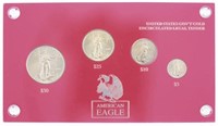 2002 Four Piece American Eagle Gold Coin Set