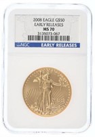 2008 $50 American Gold Eagle Early Releases –