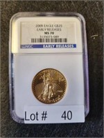 2008 $25 American Gold Eagle Early Releases –