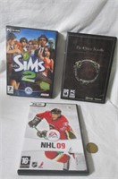 Jeux pour PC les SIMS (4 CD), the Elder Scroll (4