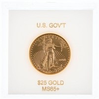 2000 $25 Gold American Eagle Coin w/COA by
