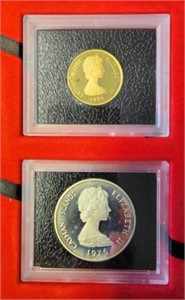 1976 Royal Canadian Mint Cayman Islands 2 Coin