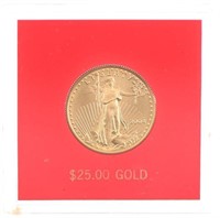 2004 $25 Gold American Eagle Coin w/COA by