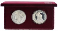 1983/4 US Olympic $1 Silver Coins. Uncirculated