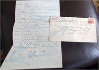Post Korean War Letter from Soldier to Soldier