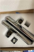 MOTORCYCLE FOOT PEGS CHROME CNC CUT