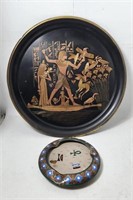 Egyptian Plate & Ashtray Lot