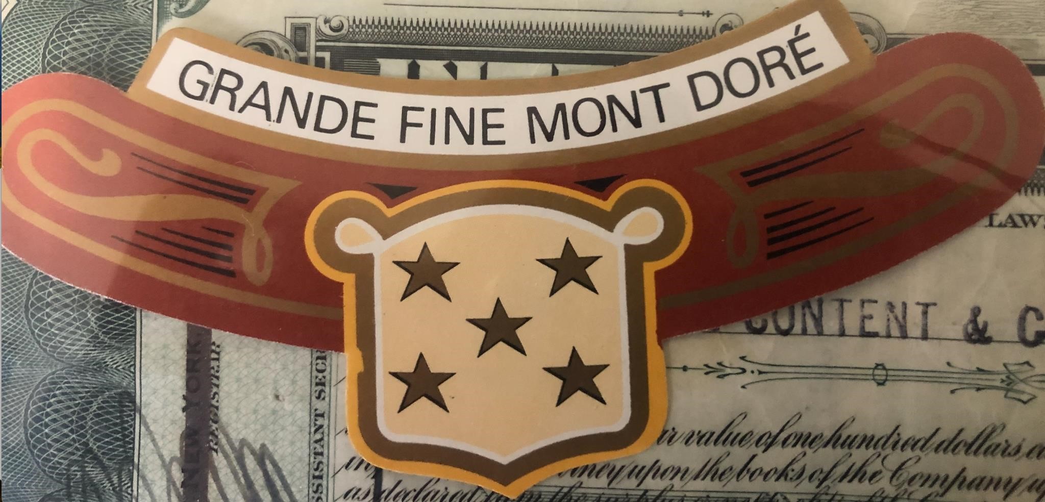 Grand Fine Mont Dore Cigar Label