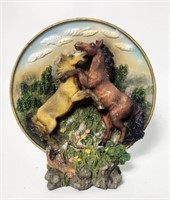 Horse Plate 3D Decor w/Stand