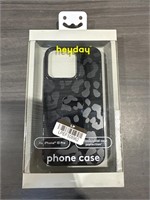 Heyday iPhone 13 Pro Case  Black. Size as shown.