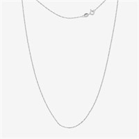 Sterling Silver 18-24 Twist Chain Necklace