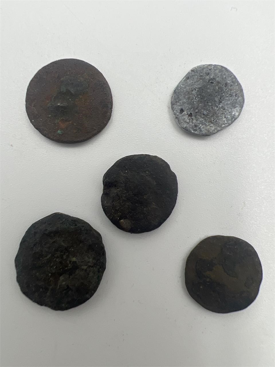 Excavated Ancient Roman coins