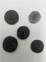 Excavated Ancient Roman coins