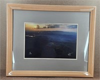Framed Scenery Signed Photograph by West