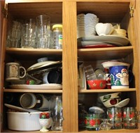Misc. Cups, Bowls, & Plates Kitchen Cabinet