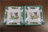 Charleton 1940's Hand Painted Paradise Plates