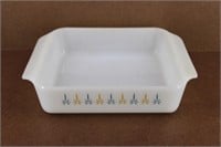 Vtg 1960's Fire King Candle Glow Baking Dish