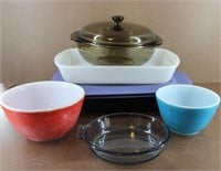 Pyrex Colored Baking Dishes