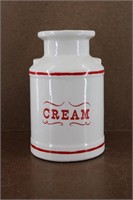 House of Webster Ceramic Cream Jar