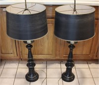 42" Vintage French Stiffel Style Lamps