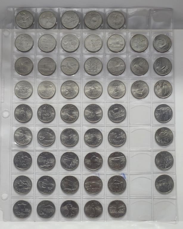 1999 to 2009 US State Quarters Collection