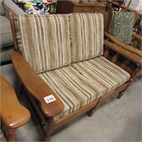 VILAS MAPLE FRAMED LOVESEAT